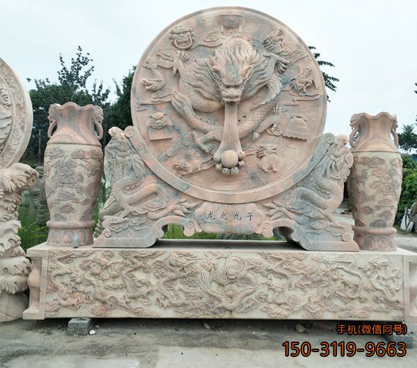 浮雕龍頭景觀(guān)_公園廣場(chǎng)景觀(guān)擺件