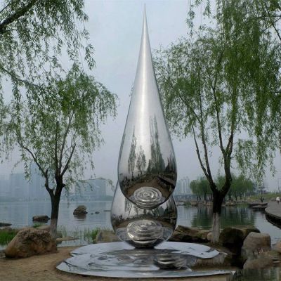 不銹鋼水滴，雨滴景觀雕塑